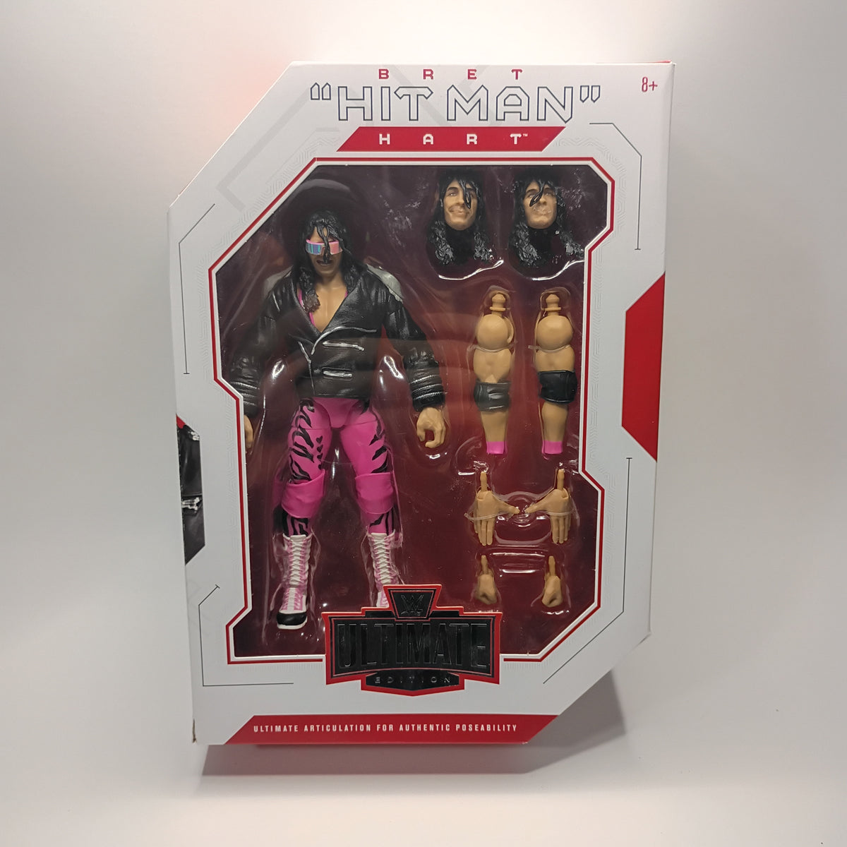 Bret Hitman Hart WWE Mattel Ultimate Figure! Free USA Shipping