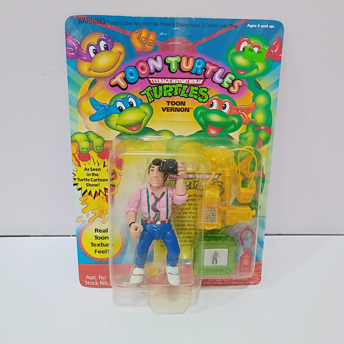 Vernon TMNT Playmates Toon Turtles ! Free USA Shipping! – Hasttel