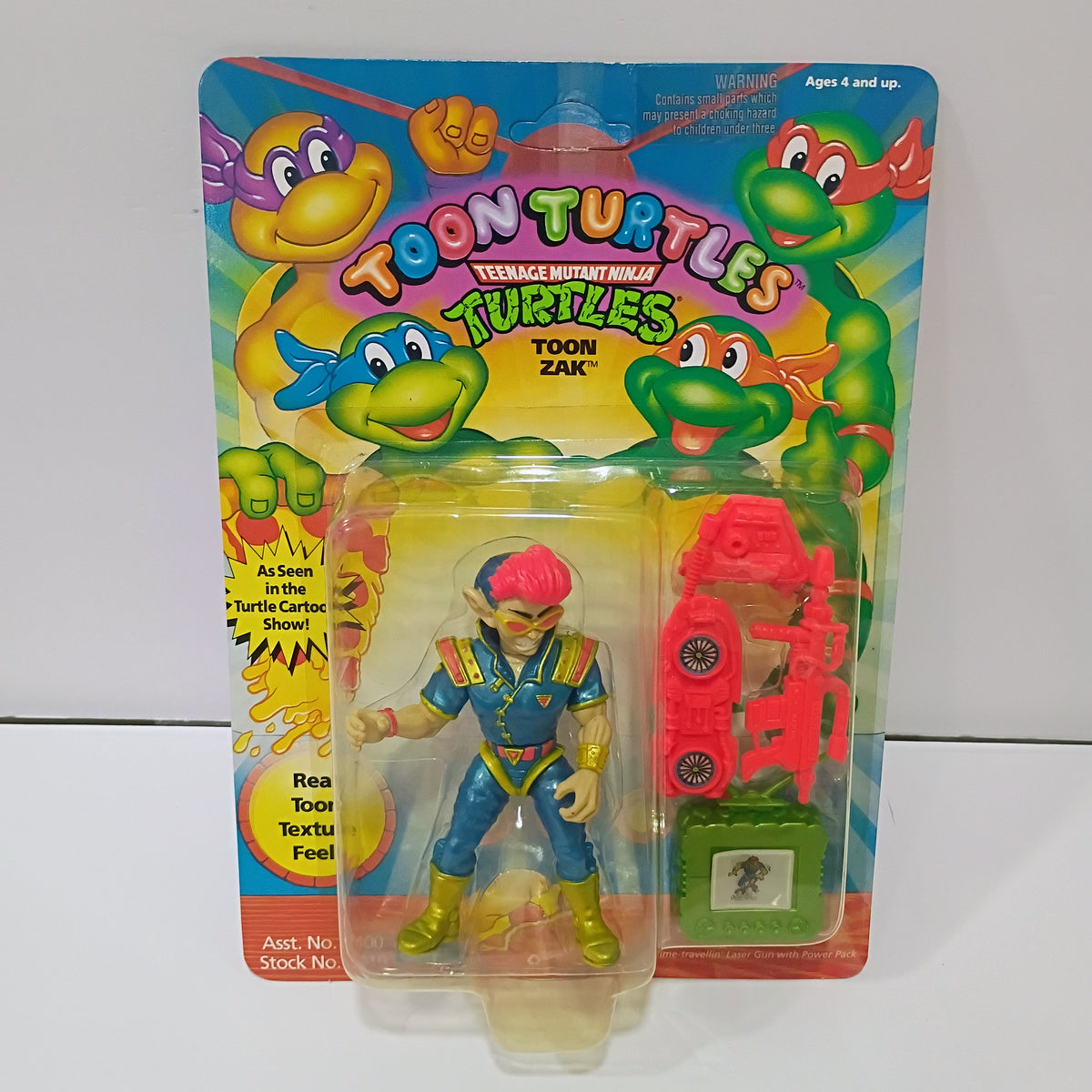 Zak TMNT Playmates Toon Turtles ! Free USA Shipping! – Hasttel Toy