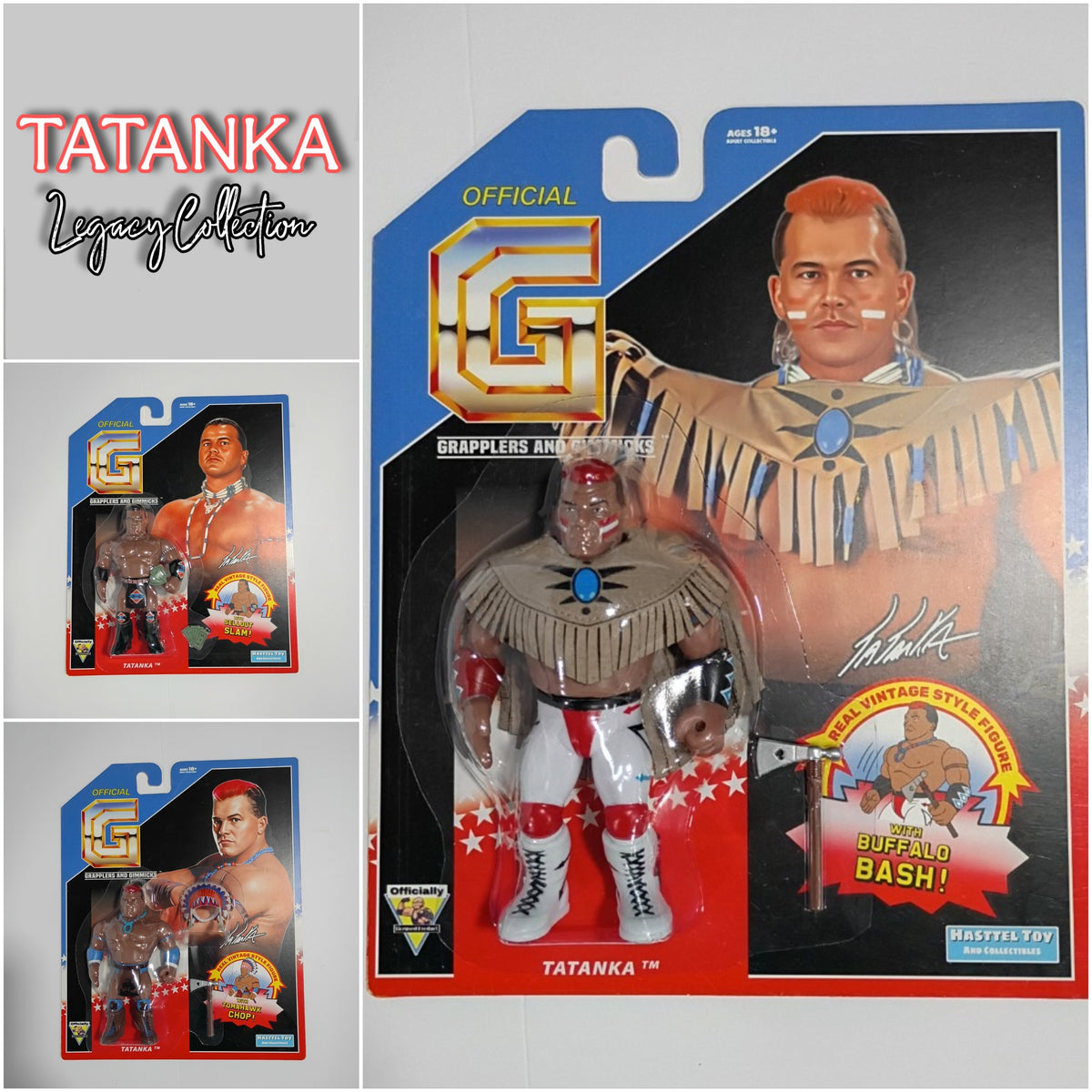 Tatanka Bundle Deal Set Of 3 Vintage Style Figure Free USA 