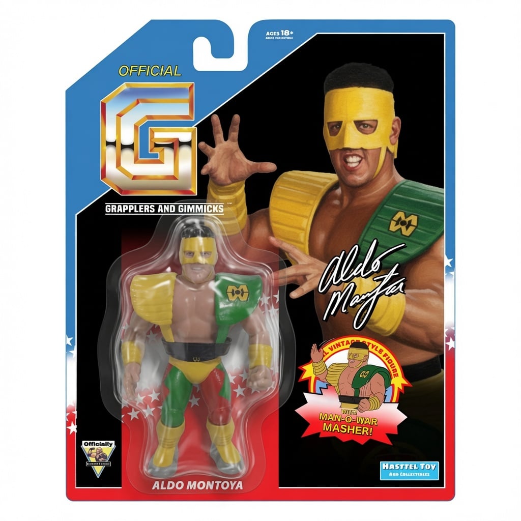 Aldo Montoya And Justin Credible Set Of 2 Vintage Style Figure Pre