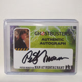 Autographed Peter Mosen "Man At Restaurant" Custom Limited Edition Ghostbusters Trading Card