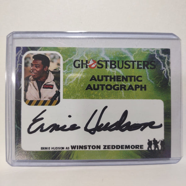 Autographed Ernie Hudson "Winston" Custom Limited Edition Ghostbusters Trading Card