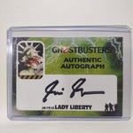 Autographed Jim Fye "Lady Liberty" Custom Limited Edition Ghostbusters Trading Card