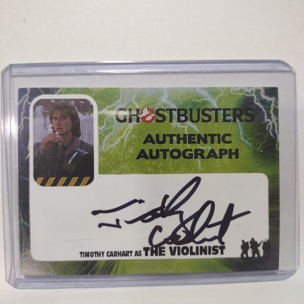 Autographed Timothy Carhart "The Violinist" Custom Limited Edition Ghostbusters Trading Card