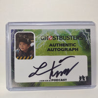 Autographed Logan Kim "Podcast" Custom Limited Edition Ghostbusters Trading Card