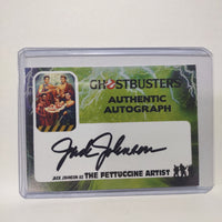 Autographed Jack Johnson "Fettuccine Artist" Custom Limited Edition Ghostbusters Trading Card