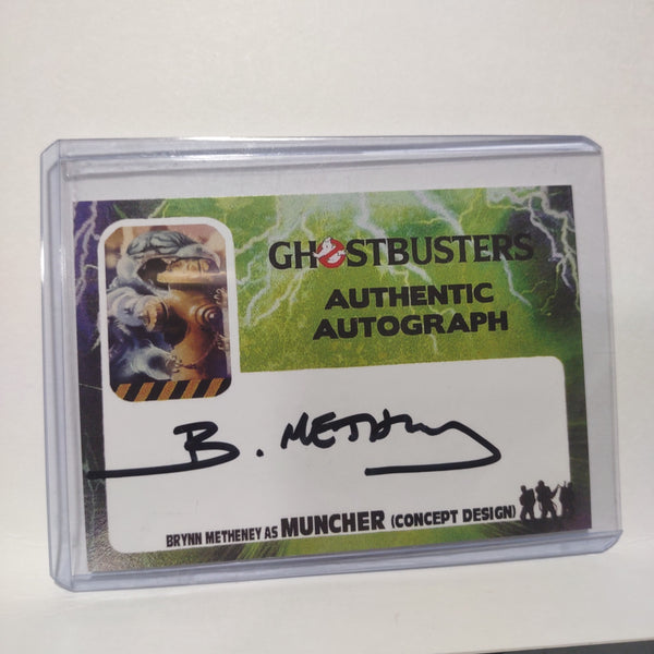 Autographed Brynn Metheney "Muncher" Custom Limited Edition Ghostbusters Trading Card