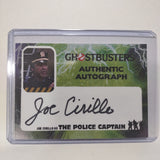 Autographed Joe Cirillo "Police Captain" Custom Limited Edition Ghostbusters Trading Card