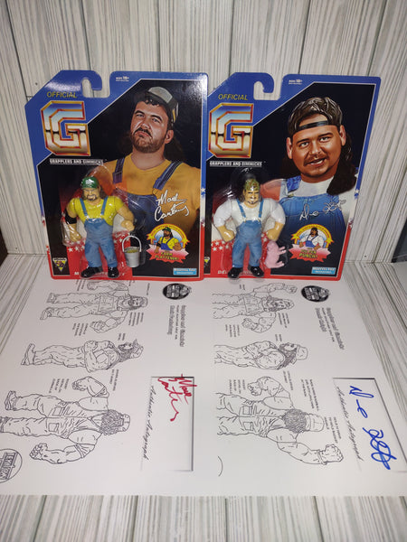 Mark Canterbury And Dennis Knight MOC with Signed Blueprints! Free USA Shipping!