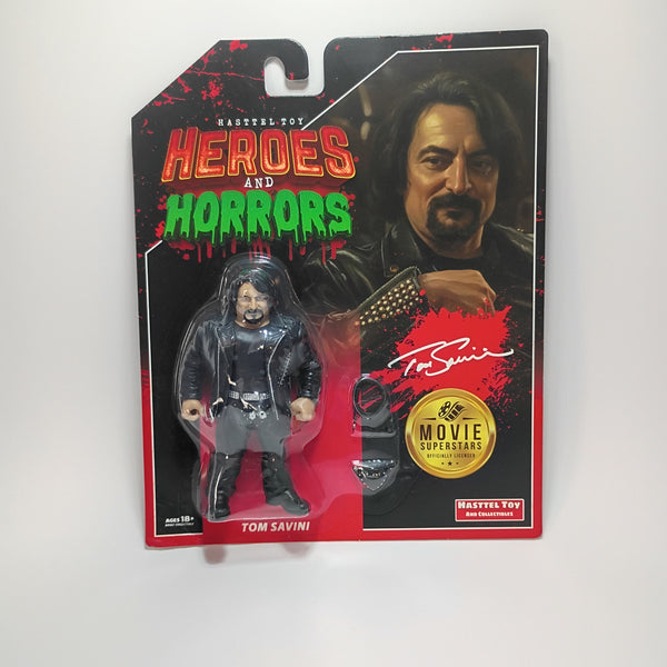 Tom Savini Heroes And Horrors Limited Edition Vintage Style Figure Free USA Shipping!