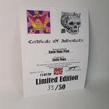 Art Print Autographed By Savio Vega With Built In COA IN STOCK! Free USA Shipping!