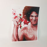 Art Print Autographed By Carlito With Built In COA IN STOCK! Free USA Shipping!