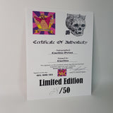 Art Print Autographed By Carlito With Built In COA IN STOCK! Free USA Shipping!