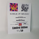 Art Print Autographed By Papa Shango And Godfather With Built In COA IN STOCK! Free USA Shipping!