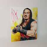 Art Print Autographed By Rhino With Built In COA IN STOCK! Free USA Shipping!