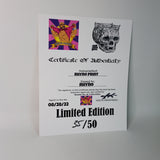 Art Print Autographed By Rhino With Built In COA IN STOCK! Free USA Shipping!