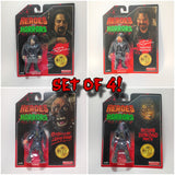 Heroes And Horrors Series 1 Set Of 4 Bundle Deal! Limited Edition Vintage Style Figures Free USA Shipping!