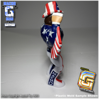 Pre Order Comic Con Exclusive Macho Man USA 1/800 Vintage Style Figure Free USA Shipping!