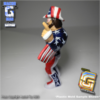 Pre Order Comic Con Exclusive Macho Man USA 1/800 Vintage Style Figure Free USA Shipping!