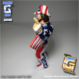 Pre Order Comic Con Exclusive Macho Man USA 1/800 Vintage Style Figure Free USA Shipping!
