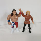Bulldog And Diana Vintage Style Figures! Loose! Free USA Shipping!