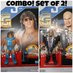 Demento and Rick Martel Combo! Vintage Style Figures Free USA Shipping!