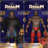 *Pre Order Price Bundle* Raven And Ahmed Johnson Regium Modern Style Figures Set: Ships 4th Quarter 2026! Free USA Shipping!