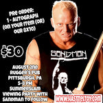 Sandman Appearance Autograph 8/2 Pittsburgh PA
