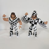 Macho White And Black Vintage Style Figures! Loose! Free USA Shipping!