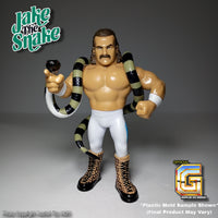 Jake "The Snake" Roberts Bundle Deal Set Of 3 Vintage Style Figure Pre Order Free USA Shipping!
