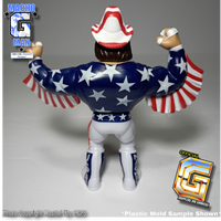 Pre Order Comic Con Exclusive Macho Man USA 1/800 Vintage Style Figure Free USA Shipping!