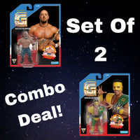 Aldo Montoya And Justin Credible Set Of 2 Vintage Style Figure Pre