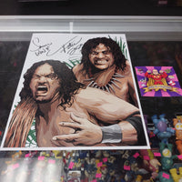 Samoan Art Signed Print With COA