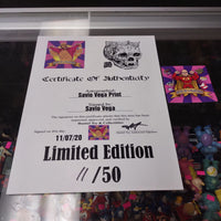 Savio Art Signed Print With COA
